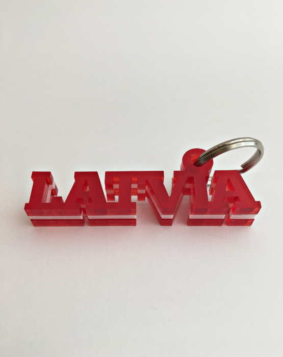 Atslēgu piekariņš &quot;Latvia&quot;