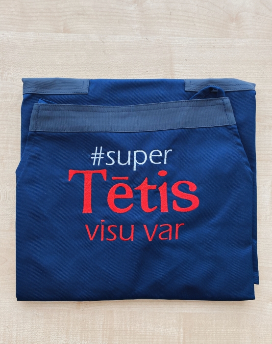 Priekšauts &quot;Tētis visu var&quot; tumši zils 