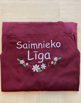 Priekšauts "Saimnieko Līga" bordo