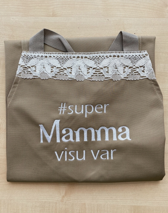Priekšauts &quot;Mamma visu var&quot; 