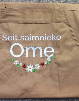 Priekšauts "Šeit saimnieko ome" 
