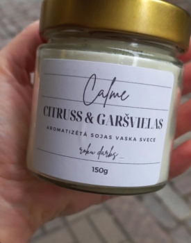 Svece "Citruss un Garšvielas"