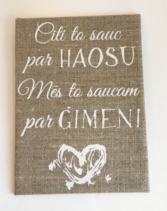 Kanva &quot;Ģimenisks haoss&quot;