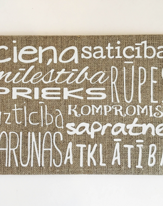 Magnēts &quot;Vērtības&quot;