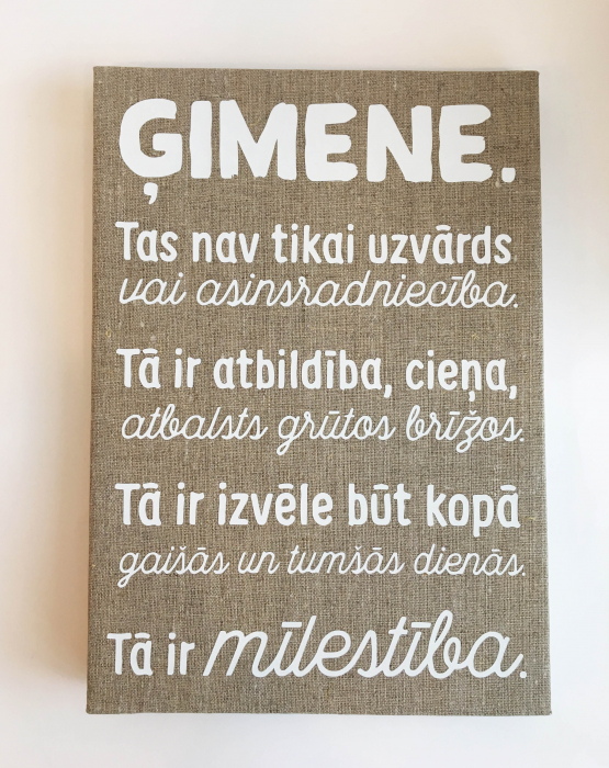 Kanva &quot;Ģimene&quot;