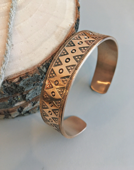 Bronze bracelet "Ethnographic"