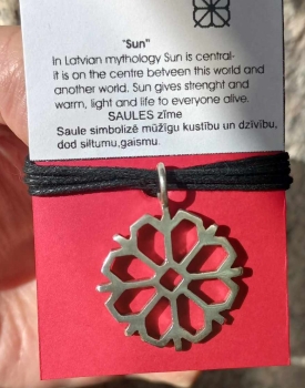 Sudraba kulons "Saule"