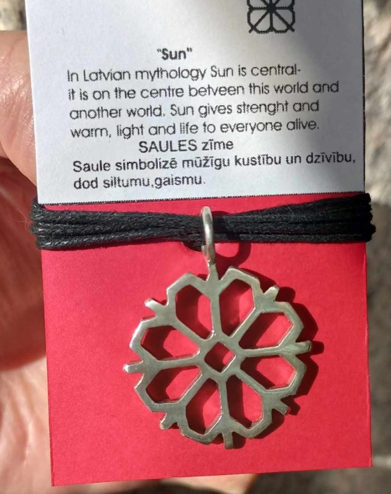 Sudraba kulons &quot;Saule&quot;