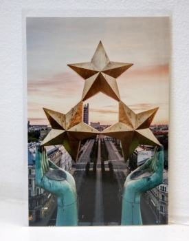 Postcard "Three stars"